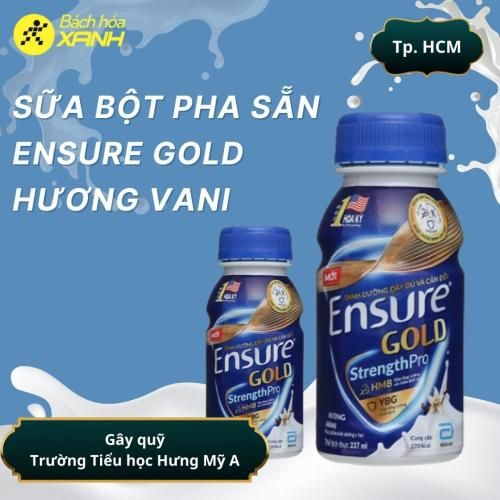 Sữa Bột Pha Sẵn Ensure Gold Hương Vani - Chai 237ml