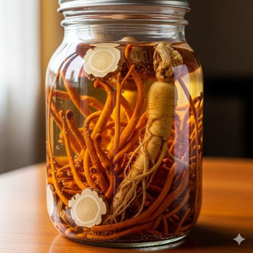 Đông Trùng Hạ Thảo Ngâm Nhân Sâm Có Tác Dụng Gì?