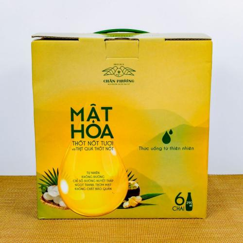 Set Quà Tặng 6 Chai Mật Hoa Thốt Nốt Tươi (290ml/Chai)