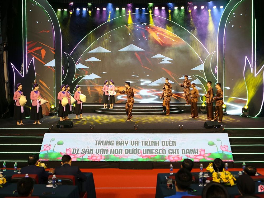 Đặc sắc không gian trưng bày và trình diễn văn hóa phi vật thể được UNESCO ghi danh