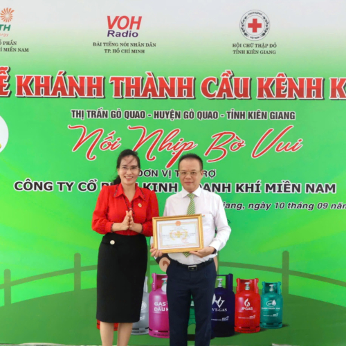 Hội Chữ Thập Đỏ Huyện Gò Quao (Kiên Giang): Khánh Thành Cầu Giao Thông Nông Thôn Kênh Mười Đờn