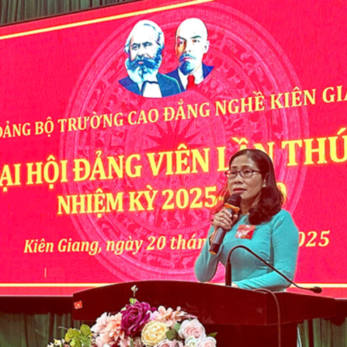 Đại Hội Đảng Bộ Trường Cao Đẳng Nghề Kiên Giang Lần Thứ IV, Nhiệm Kỳ 2025-2030