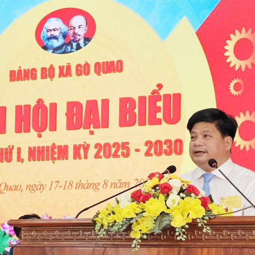 Đại Hội Đại Biểu Đảng Bộ Xã Gò Quao Lần Thứ I, Nhiệm Kỳ 2025 - 2030