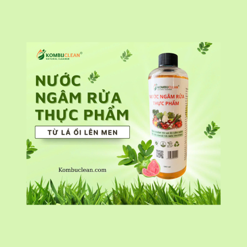 Nước Ngâm Rửa Thực Phầm Kombuclean - 500ml
