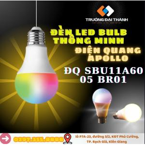 Đèn LED Bulb thông minh Điện Quang Apollo ĐQ SBU11A60 05 BR01 ( 5W, kết nối bluetooth, điều khiển sắc màu RGB )