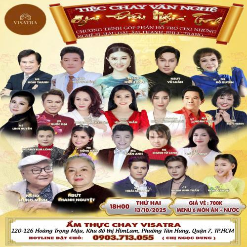 Thông Báo Chương Trình "Tiệc Chay Văn Nghệ - Giai Điệu Nghĩa Tình"