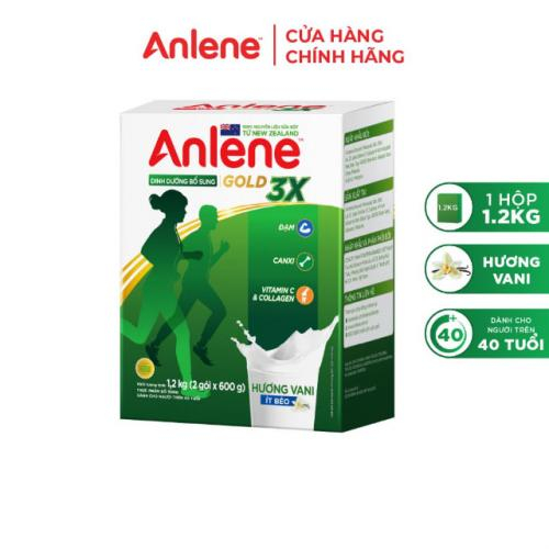 Sữa Anlen 3X Hộp Giấy 1.2kg (Trên 40 Tuổi)