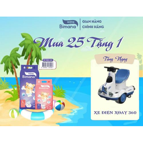 Tã dán Bimana Hàn Quốc size M (6 - 11kg)